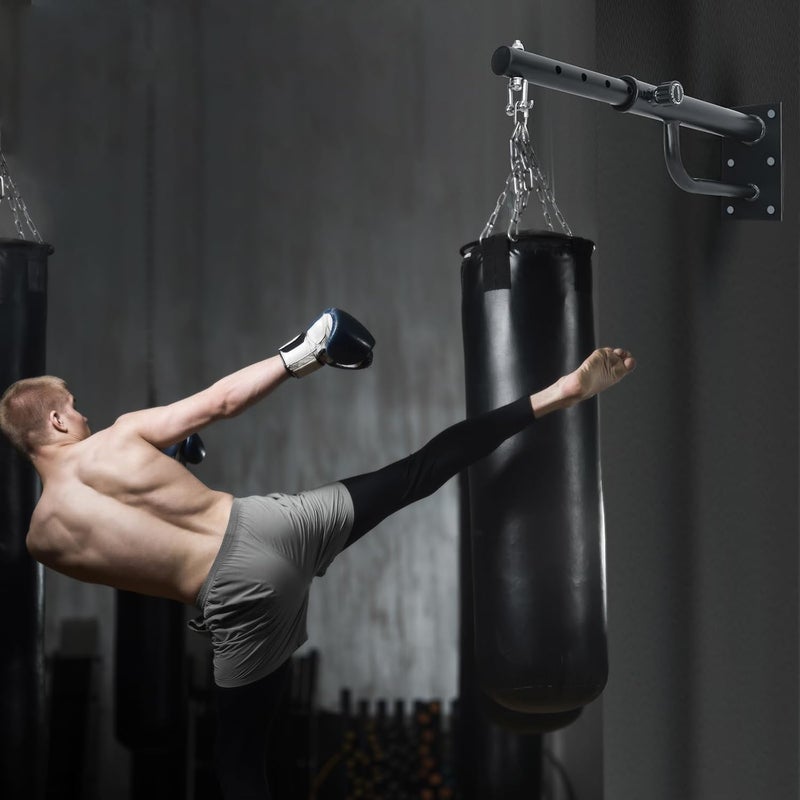 powerfeng Heavy Bag Hanger Wall Mount: Adjustable Punching Bag Hanger with 360 Swivel Rotate- Heavy Duty Boxing Bag Bracket for Home Gym - Image 5